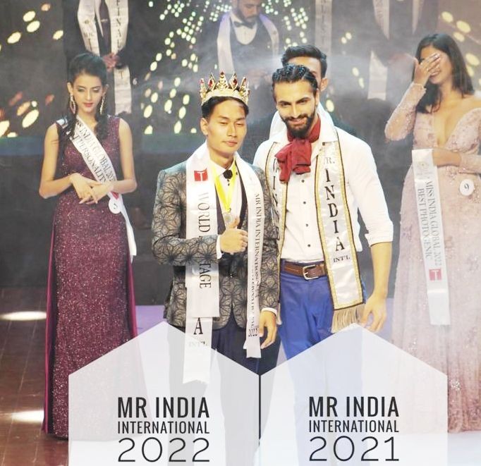Merenzungba from Nagaland has won the title of Mr India International 2022 during an event held in Mumbai on May 13. He will be representing India in Mr World Heritage.